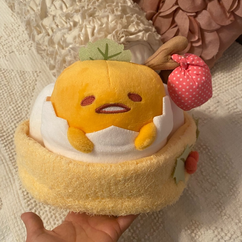 Rare Limited Edition Mystical Garden Sanrio Gudetama “Lazy Egg” Plush - Picture 6 of 7
